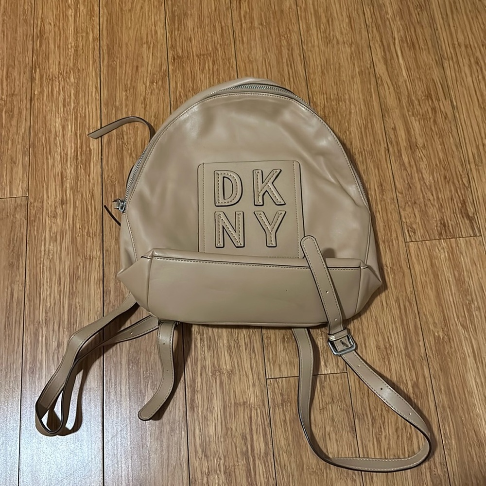 DKNY Beige Backpack